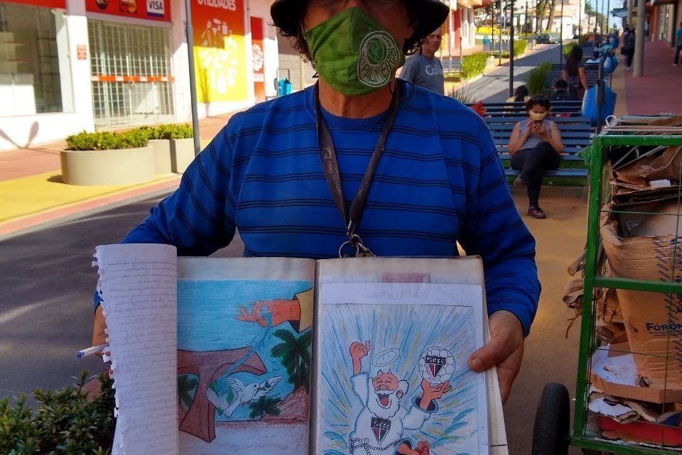 Marinho, o desenhista do centro