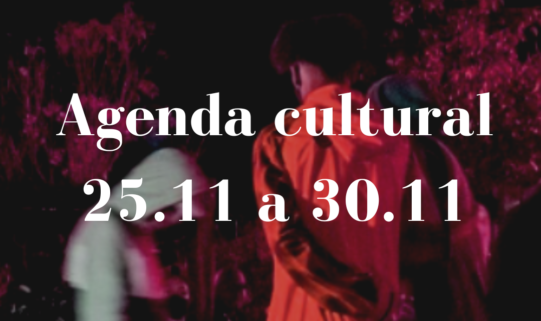 Agenda Cultural de 25/11/2023 a 30/11/2023